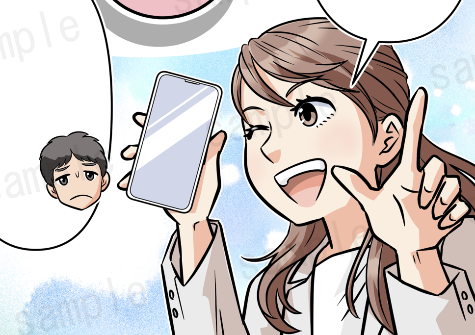 動画用広告マンガ